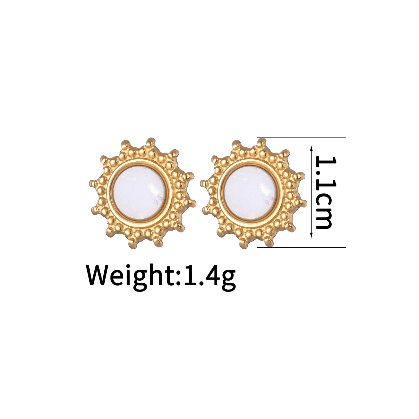 Mix Designs Stud Earrings [304 Stainless Steel]