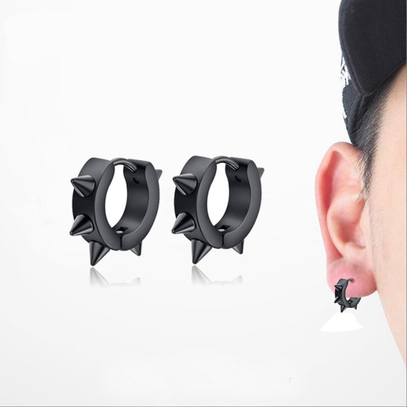 Punk Ear Studs 1 Piece [Stainless Steel]