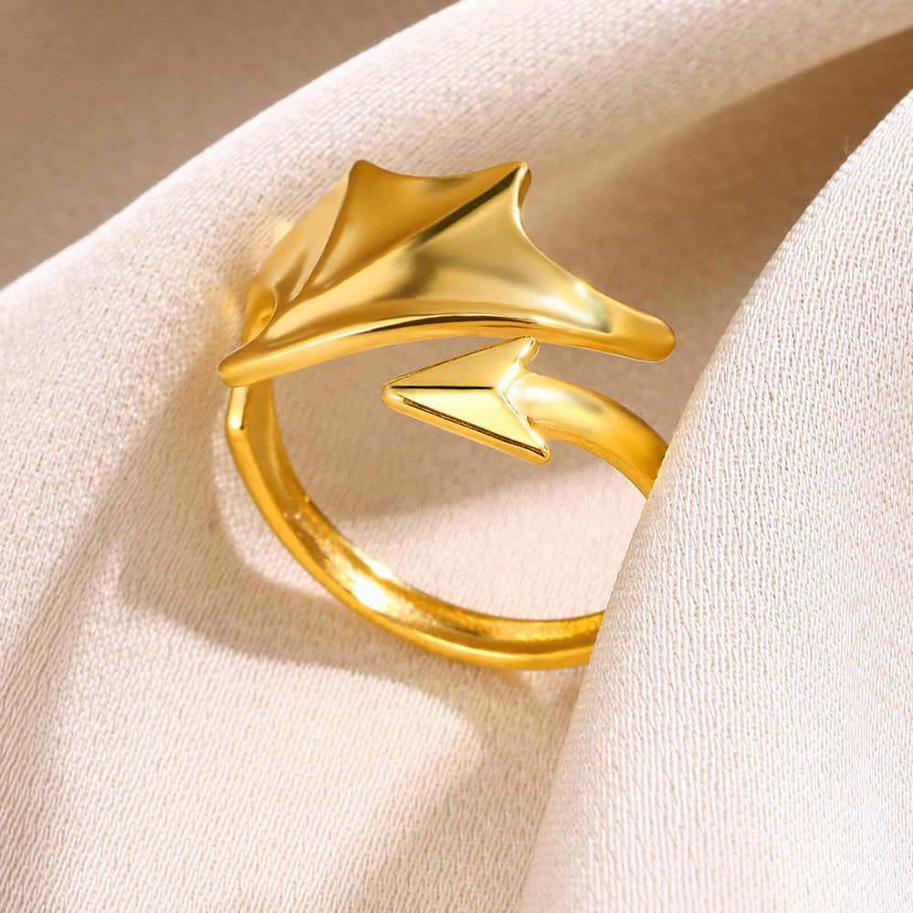 Mix Style Ring [304 Stainless Steel 18K Gold Plated]