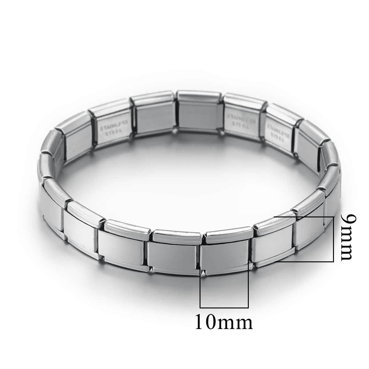 Square Bangle Bracelet [304 Stainless Steel]