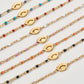 Eye Small Stones Bracelets [Stainless Steel]