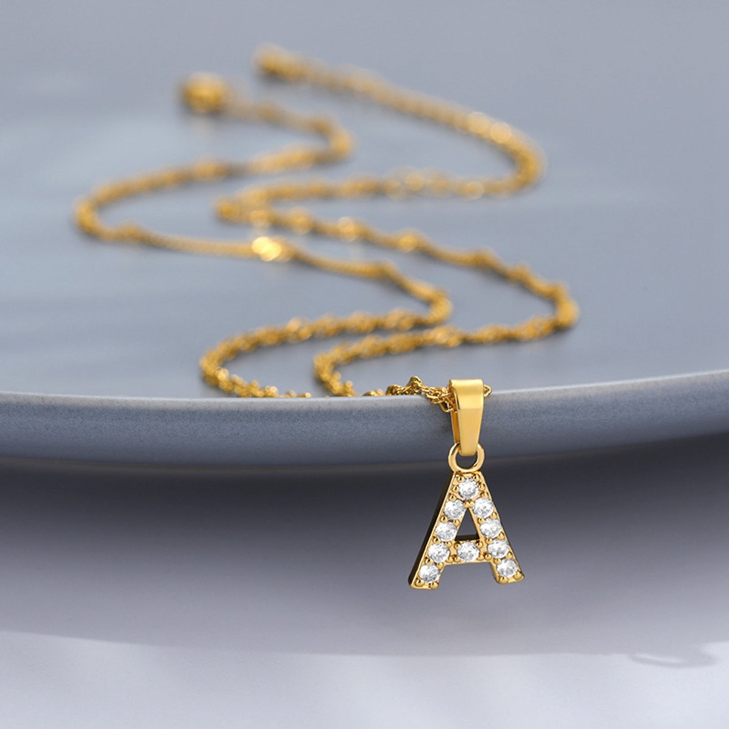 Collier de pendentif en zircon de constellation [304 en acier inoxydable]