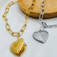 Heart Shape Necklace [304 Stainless Steel]