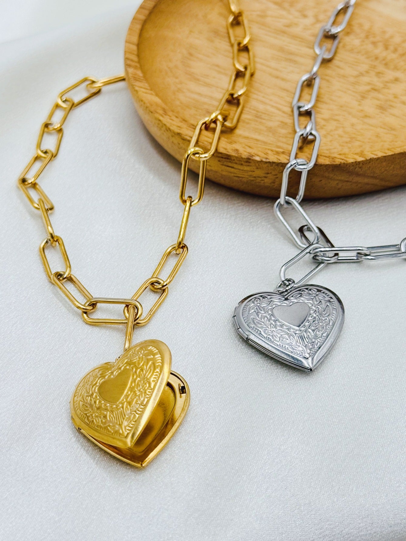 Heart Shape Necklace [304 Stainless Steel]