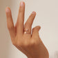 Letter Heart Ring [304 acero inoxidable]