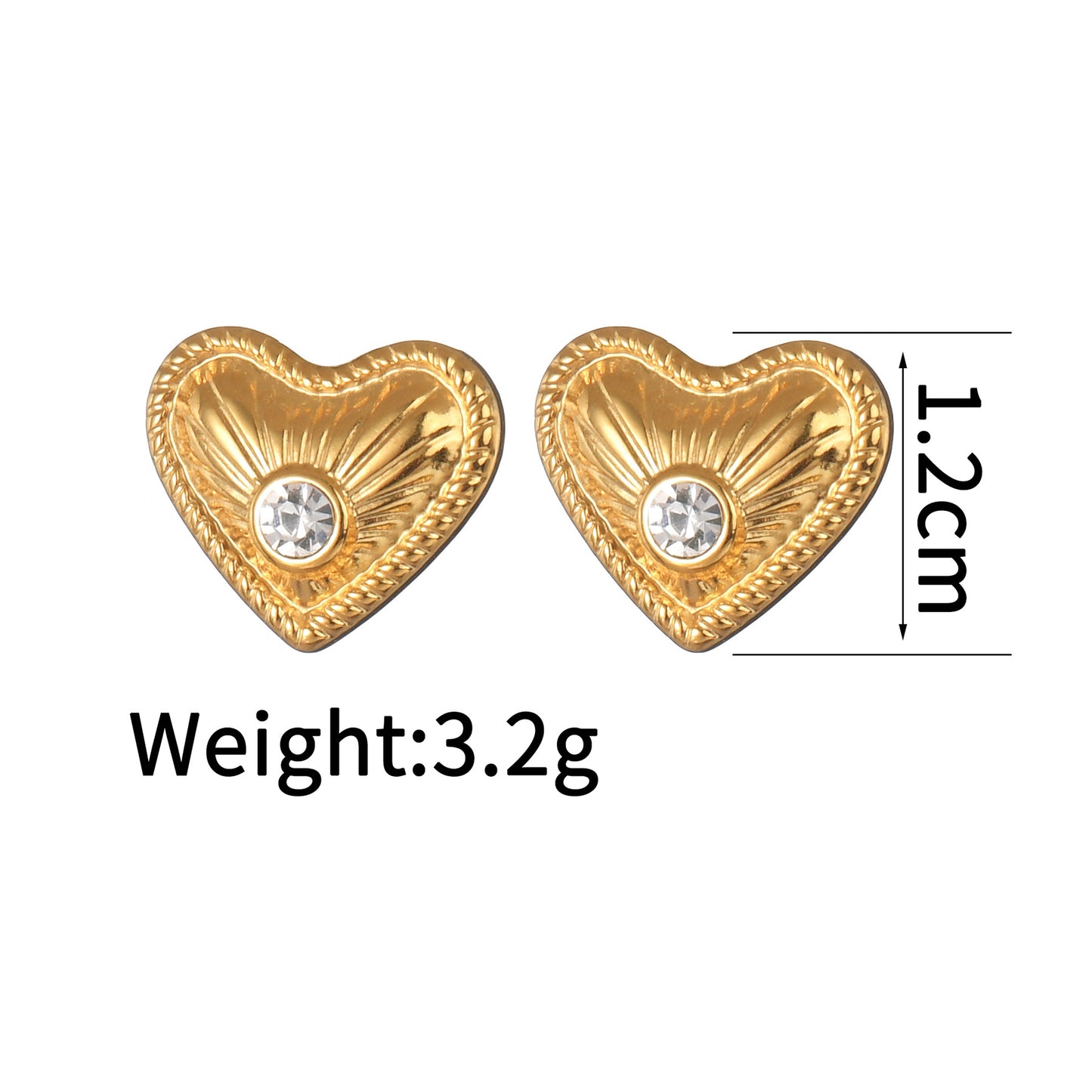 Mix Designs Stud Earrings [304 Stainless Steel]