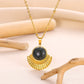 Jewelry Bohemian Round 304 Stainless Steel Plating Pendant Necklace