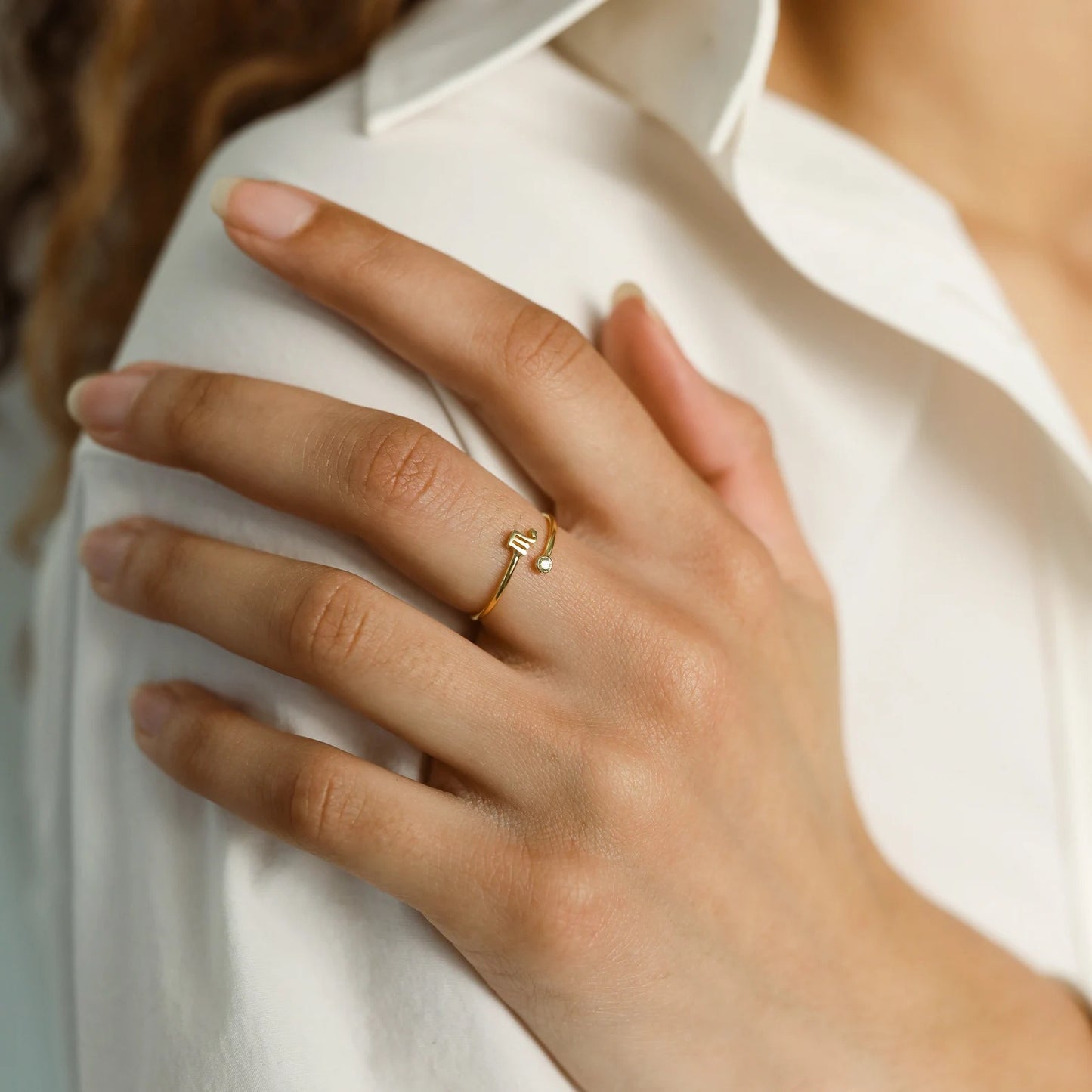 Constellation Zodiac Zircon Rings [201,304 aço inoxidável]