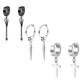 Sets of Drop Earrings [ Stainless Steel]