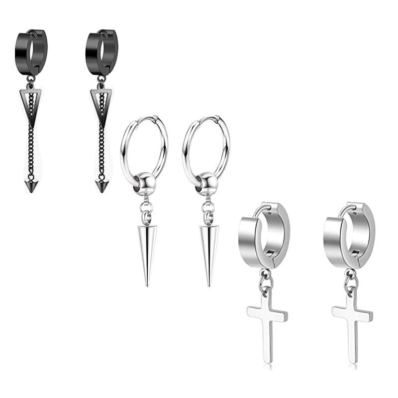 Sets of Drop Earrings [ Stainless Steel]