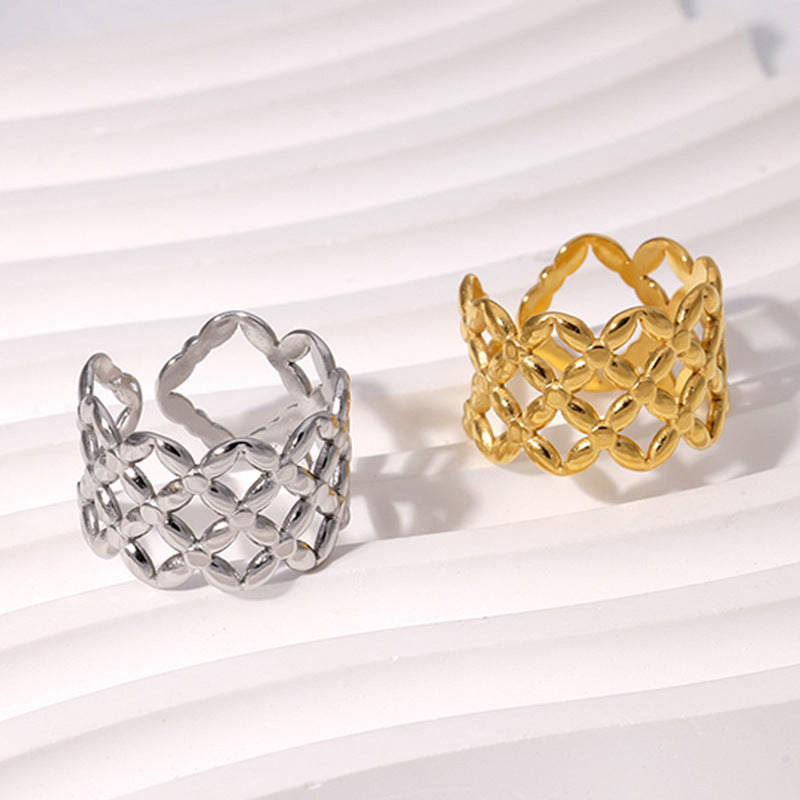 Rhombus Ring [Stainless Steel]