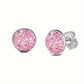 Colored Acrylic Stud Earrings [304 Stainless Steel]