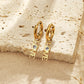 Love Drop Earrings [304 Stainless Steel, 14K Gold Plated]