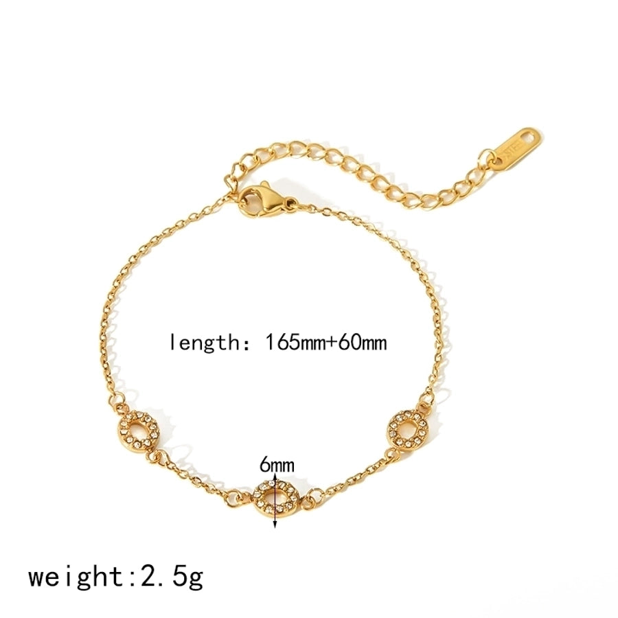 Chain Bracelets [304 Stainless Steel,18K Gold Plated]