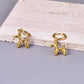 Cartoon Dog Drop Earrings [304 Stainless Steel 18K Gold Plated]