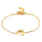 Letter Bracelets [304 Stainless Steel,18K Gold Plated]