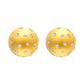 Ball Zircon Earrings [304 Stainless Steel]