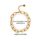 Chain Bracelets [304 Stainless Steel,14K Gold Plated]