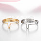 Thin Mix Design Ring [201 Stainless Steel, 18K Gold Plated]