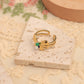 Flower Ring [304 Stainless Steel 14K Gold Plated]