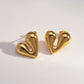 Mix Designs Earrings [304 Stainless Steel,18K Gold Plated]