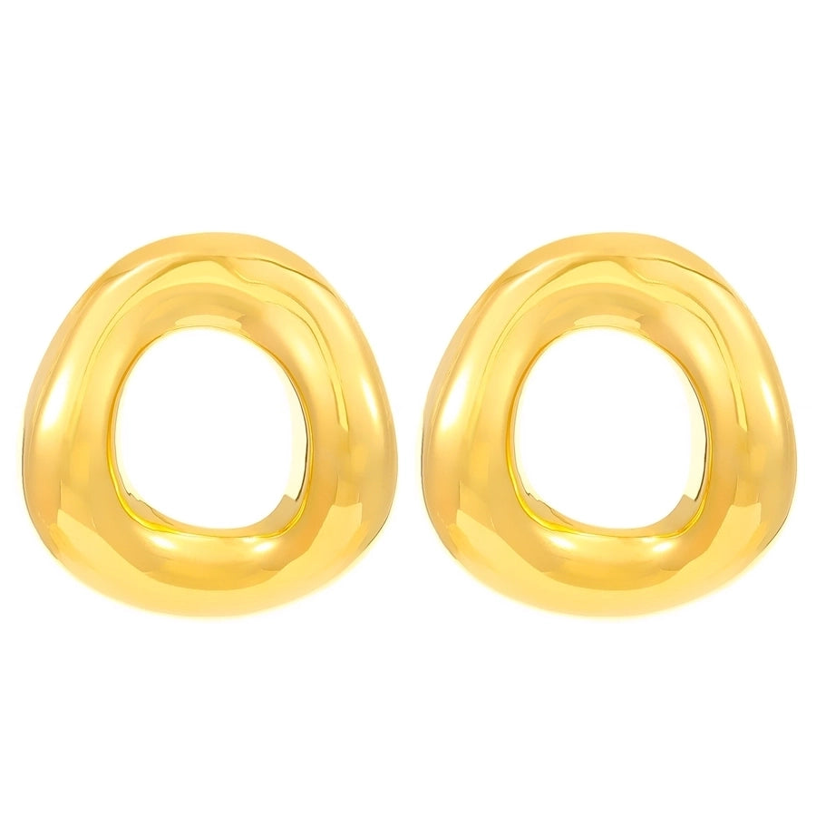 Mix Designs Earrings [304 Stainless Steel, 18K Gold Plated]