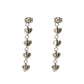 Multiple Heart Shape Drop Earrings [304 Stainless Steel,18K Gold Plated]