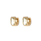 Colored Rhinestone Stud Earrings [304 Stainless Steel]