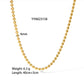 Heart Chain Jewelry Set [304 Stainless Steel,18K Gold Plated]