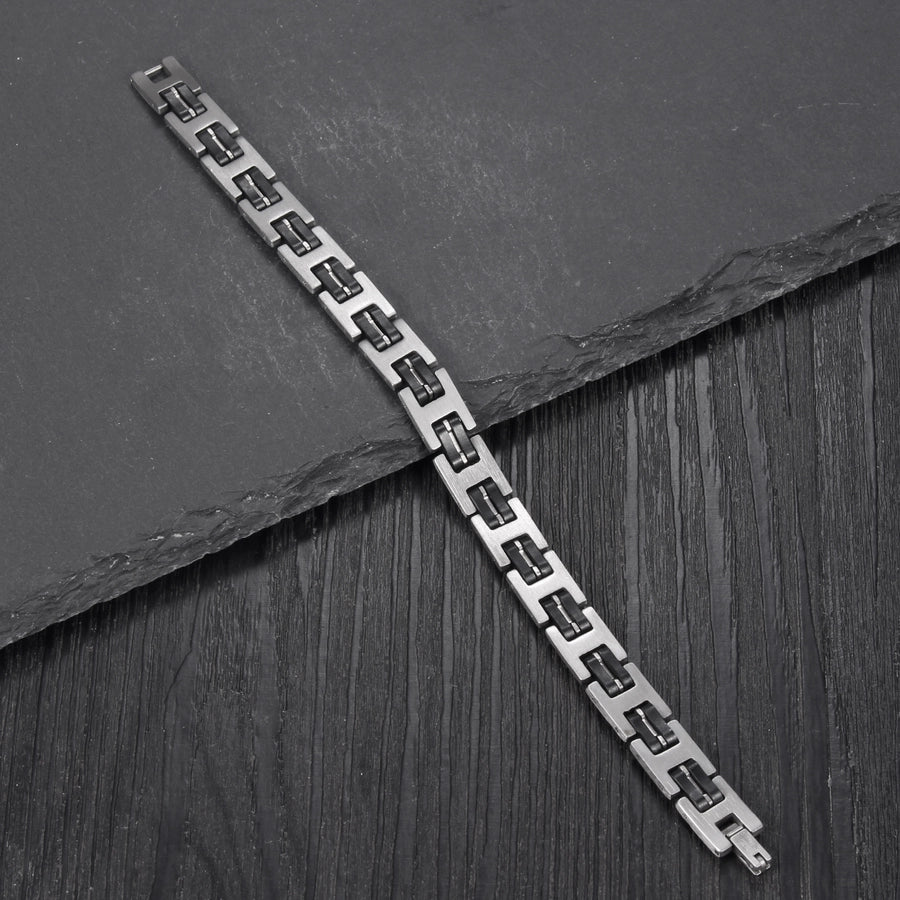 Casual Retro Punk Solid Color Bracelet [304 Stainless Steel]