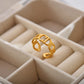 Mix Designs Gold Ring [rustfritt stål]