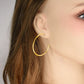 Round Hoop Earrings [304 Stainless Steel]