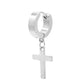 Cross polishing Earrings [Stainless Steel]