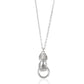 Cross Hand Pendant Necklace  [304 Stainless Steel]