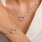 Heart Shape Hollow Jewelry Set [304 Stainless Steel,18K Gold Plated]