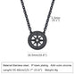 Basic Simple Style Round Pendant Necklace [304 Stainless Steel]