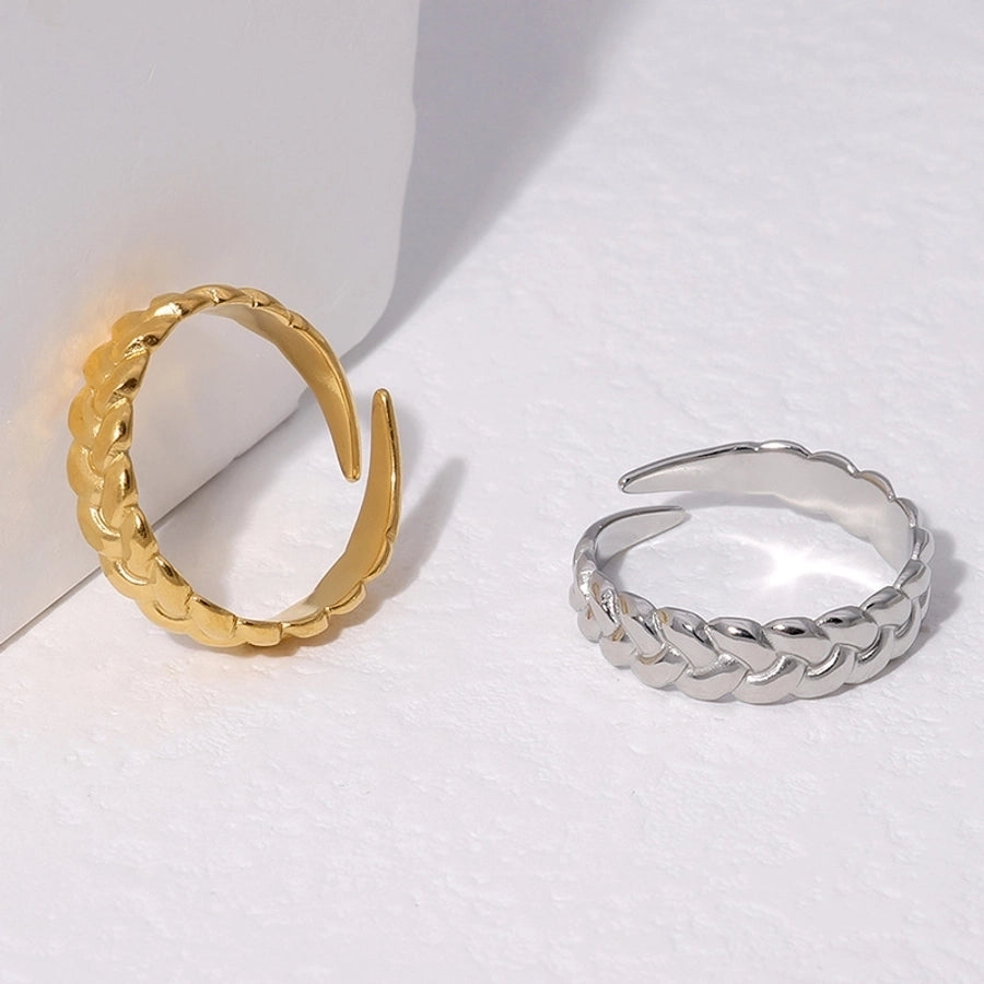 Wheat Ring [304 Stainless Steel 18K Gold Plated]