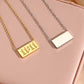 11 Number Necklace [304 Stainless Steel,18K Gold Plated]