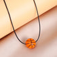 Ball Silica Gel Necklace [304 Stainless Steel]