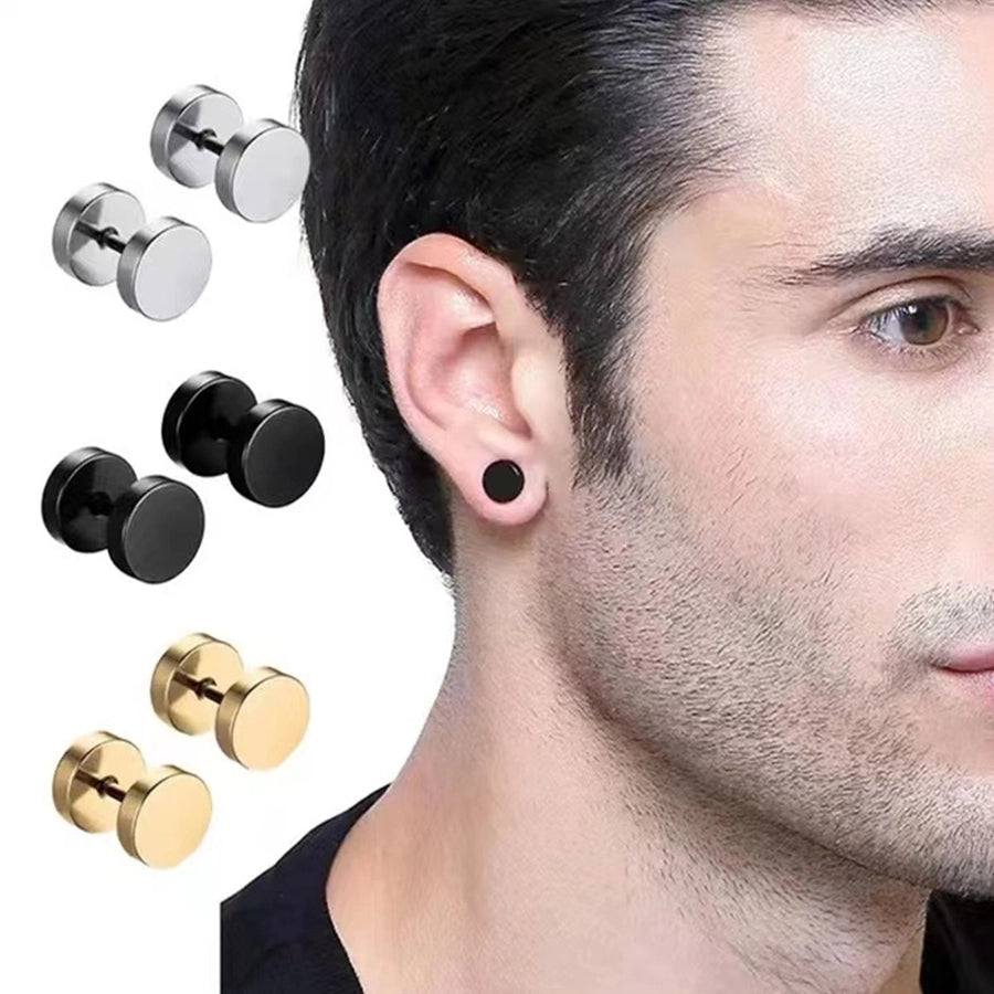 Basic Simple Style Geometric Stud Earrings [304 Stainless Steel]