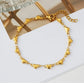 Full Heart Shape Bracelet/Necklace [304 Stainless Steel,18K Gold Plated]