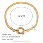 Hip-Hop Classic Style Streetwear Geometric 304 Stainless Steel 18K Gold Plated Bracelets In Bulk