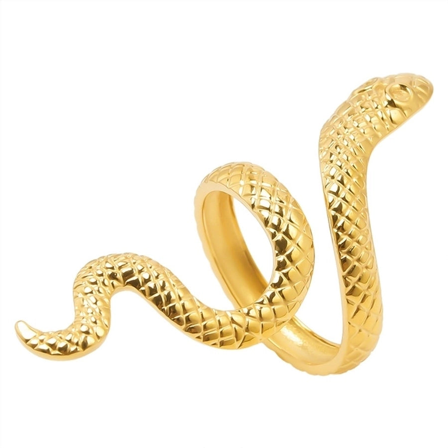 Snake Ring [304 Stainless Steel 18K Gold Plated]