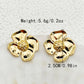 Mix Flower Earrings [304 Stainless Steel,14K Gold Plated]