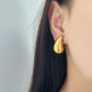 Water Droplets Earrings [304 Stainless Steel,18K Gold Plated]