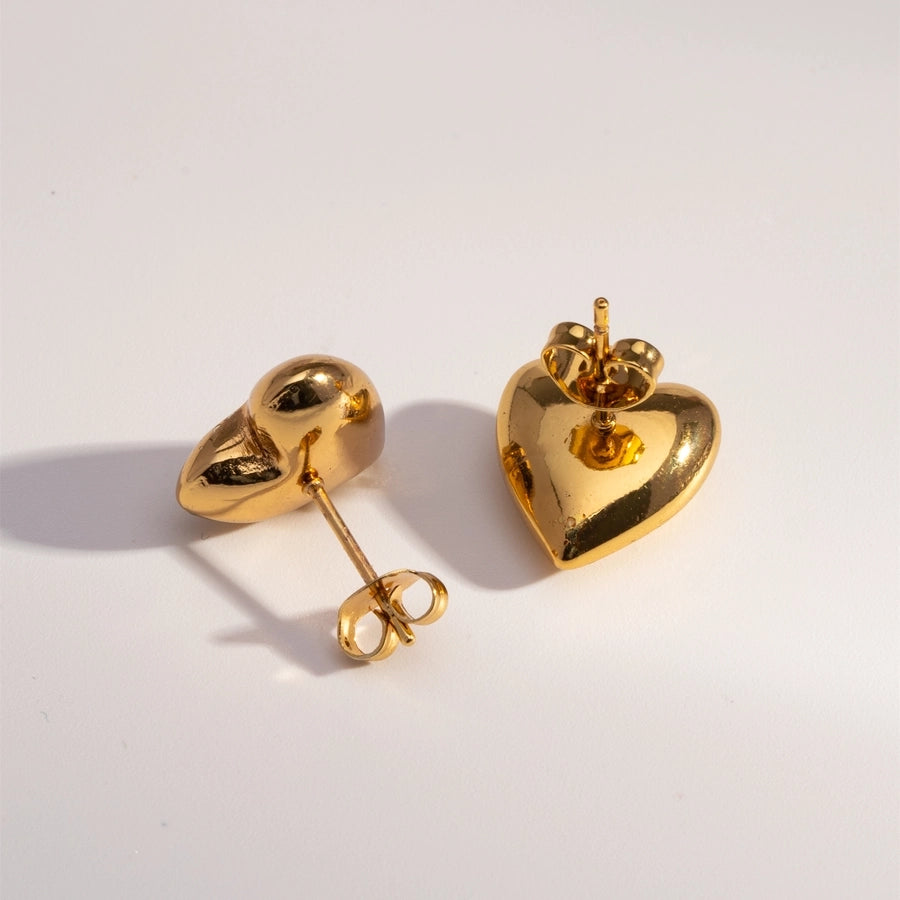 Mix Designs Earrings [304 Stainless Steel,18K Gold Plated]