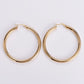 Hoop Earrings [304 Stainless Steel,18K Gold Plated]