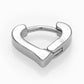 1 Piece Gothic Square Heart Shape Earrings [316L Stainless Steel  18K Gold Plated]