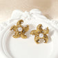 Place Starfish Pearl Over Studs [304 en acier inoxydable]