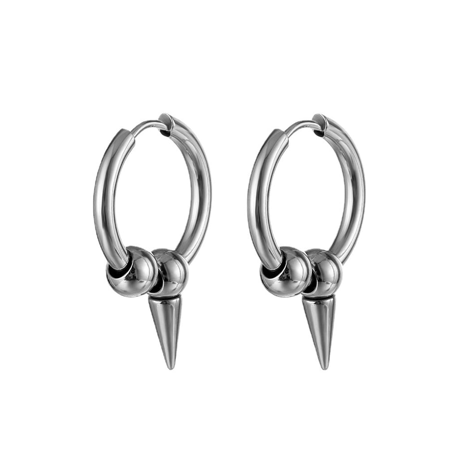 1 piece Cone Earrings [Stainless Steel]